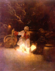 "Ali Baba" by Maxfield Parrish.